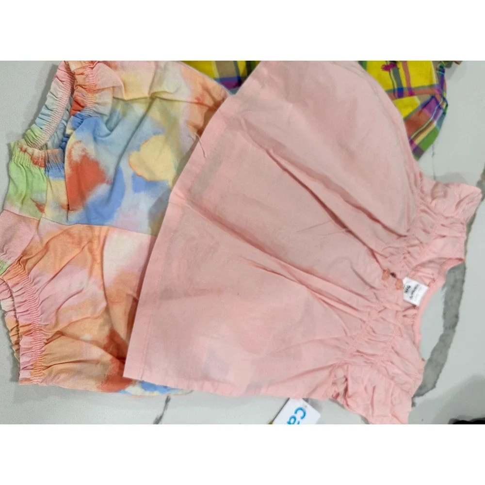 Ralph Lauren Plaid Shirt + Carter's Top & Shorts Set - Size 9M‎